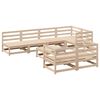 vidaXL 8 Piece Garden Sofa Set Solid Wood Pine