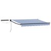 vidaXL Electric Retractable Awning 2.5 x 2 m Polyester with PU coating