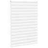 vidaXL Zebra Blind White 160x230 cm Fabric Width 155.9 cm Polyester