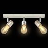 vidaXL Ceiling Spotlight Nickel 38 x 6.5 x 11.5 cm Metal
