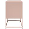 vidaXL TV Cabinet Pink 68.5x39x60.5 cm Steel