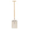vidaXL Garden Shovel T Grip Stainless Steel and Ashwood
