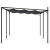 vidaXL Gazebo with Retractable Roof 600x300x233 cm Anthracite
