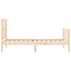 vidaXL Bed Frame without Mattress Small Single Solid Wood Pine
