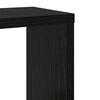 vidaXL Wall Shelves 2 pcs Black Oak 26 x 15 x 26 cm Engineered Wood