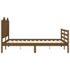 vidaXL Bed Frame without Mattress Honey Brown 140x190 cm Solid Wood