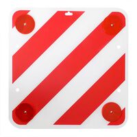 ProPlus Rear Warning Sign Plastic 50 x 50 cm with Reflectors 361228