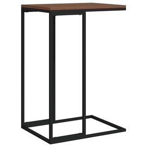 vidaXL Side Table Black 40x30x59 cm Engineered Wood