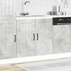 vidaXL Sink Base Cabinet Lucca Concrete Grey Engineered Wood