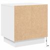 vidaXL Bedside Cabinet 2 pcs White 44 x 34.5 x 45 cm Engineered Wood