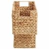 vidaXL Stair Basket Natural 38 x 20 x 40 cm Water hyacinth