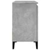 vidaXL Sink Cabinet Concrete Grey 65x33x60 cm Engineered Wood