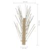 vidaXL 5-row Plastic Bird & Pigeon Spikes Set of 20 10 m