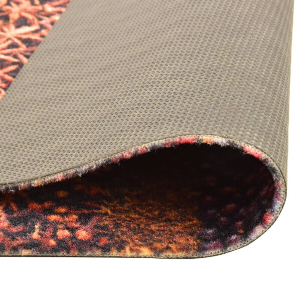 vidaXL Kitchen Floor Mat Washable Spice 45x150 cm