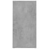 vidaXL Shoe Cabinet Concrete Grey 31.5x35x70 cm Engineered Wood