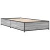 vidaXL Bed Frame without Mattress Grey Sonoma 90x200 cm