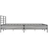 vidaXL Bed Frame without Mattress Grey Sonoma 150x200 cm King Size