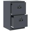 vidaXL File Cabinet Anthracite 45.5 x 42 x 74.5 cm Cold-Rolled Steel