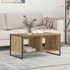 vidaXL Coffee Table Artisian Oak 80 x 50 x 40 cm Engineered Wood