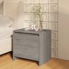 vidaXL Bedside Cabinet Grey Sonoma 45x34x44.5 cm Engineered Wood