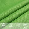 vidaXL Sunshade Sail 160 g/m&sup2; Light Green 4x4x4 m HDPE