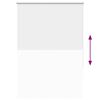 vidaXL Roller Blind Blackout White 110x175 cm Fabric Width 105.7 cm Polyester
