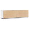 vidaXL TV Cabinet White 156x37x45 cm Solid Wood Pine