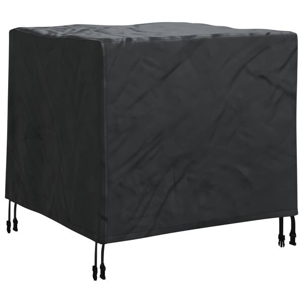 vidaXL Furniture Cover Plain Black 82 x 82 x 65 cm 210D Oxford Fabric