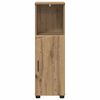 vidaXL Bathroom Cabinet with Storage Artisan Oak 30 x 35 x 95 cm