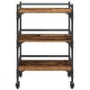 vidaXL Kitchen Trolley Old Wood 50 x 35 x 75.5 cm Engineered Wood