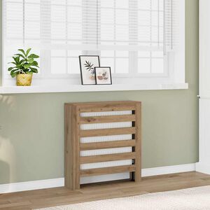 vidaXL Radiator Cover Artisian Oak 78x20x82 cm Engineered Wood
