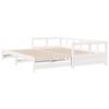vidaXL Daybed without Mattress White 90x190 cm Solid Wood Pine