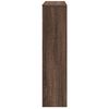 vidaXL Radiator Cover Brown Oak 175x20x82 cm Engineered Wood