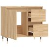 vidaXL Bathroom Cabinet Sonoma Oak 65x33x60 cm Engineered Wood