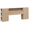 vidaXL Bookcase Bed without Mattress 200x200 cm Solid Wood Pine