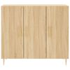 vidaXL Sideboard Sonoma Oak 90x34x80 cm Engineered Wood