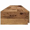 vidaXL Bed Drawers Old Wood 200 x 36.5 x 16.5 cm Engineered Wood