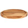 vidaXL Chopping Board Ø30x2.5 cm Solid Wood Acacia