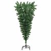vidaXL Upside-down Artificial Pre-lit Christmas Tree with Ball Set