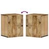 vidaXL Bathroom Wall Cabinet 38x33x48 cm Solid Wood Mango