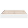 vidaXL Bed Frame with Drawers without Mattress White 200x200 cm