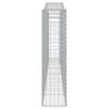 vidaXL Arched Gabion Baskets 10 pcs 400x30x120/140 cm Galvanised Iron