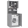 vidaXL Washing Machine Cabinet Grey Sonoma Engineered Wood