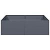 vidaXL Planter Anthracite 100x100x30 cm Steel