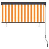 vidaXL Outdoor Roller Blind 140x250 cm White and Orange