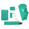 vidaXL Beach Tent Sea Green 274x178x170/148 cm 185T Polyester