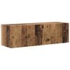 vidaXL Wall-mounted 4 pcs Old Wood