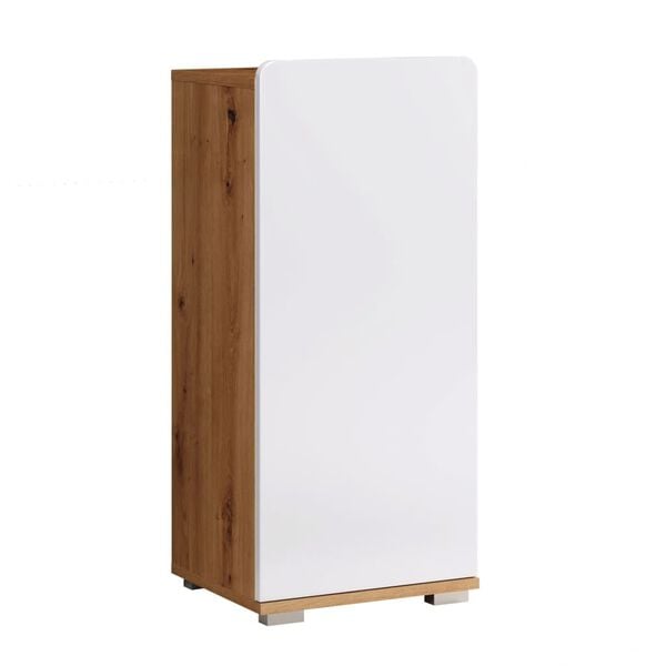Trendteam Storage Floor Cabinet Ciara White and Artisan Oak