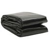 Floating Rectangular PE Solar Pool Film 8 x 5 m Black