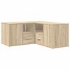 vidaXL Corner Cabinet Sonoma Oak 160x40x45 cm Engineered Wood